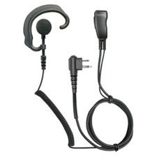 PRYME  SPM-303EB Responder  Medium Duty Lapel Mic w/Soft Ear-Hook Earphone
