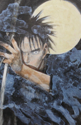 2000s BLADE OF THE IMMORTAL POSTCARD Hiroaki Samura 18 x 12.75 cm. (7'' x 5'') #27