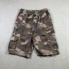 plugg shorts boys Large green camo