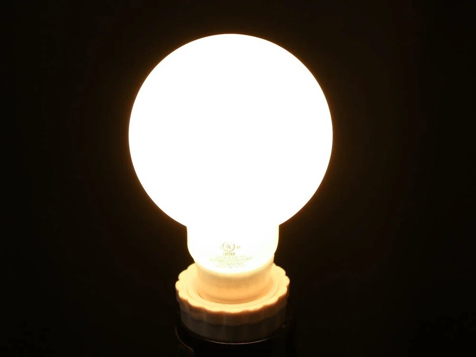 Bulbrite 4W G-16 LED Globe Bulb, Milky White Finish, 2700K, 90 CRI, E12 Base - Image 4 of 4