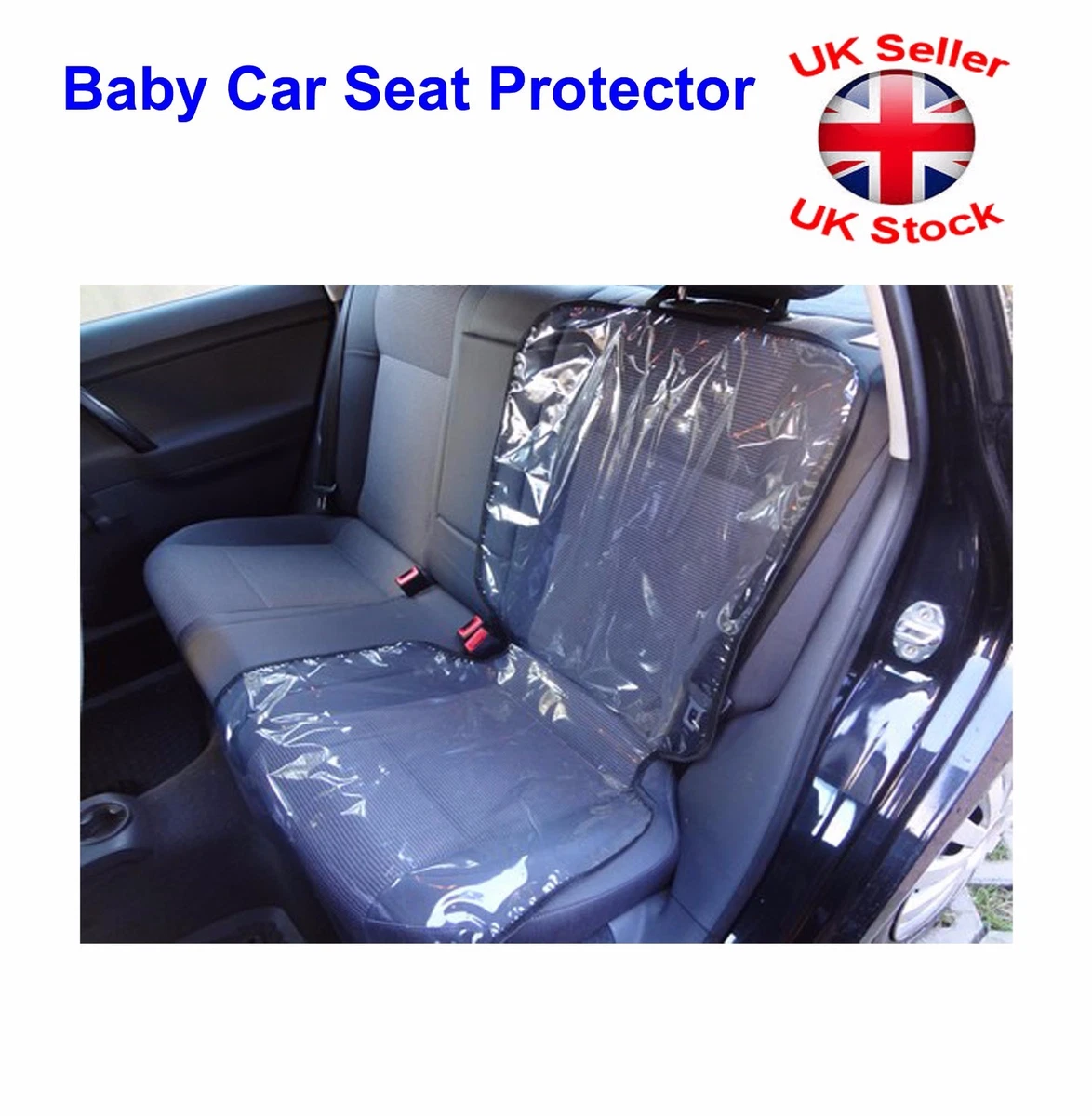 Car Seat Protector Under Baby Car Seat Liner Foil Transparent