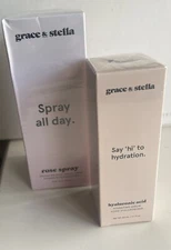 Grace & Stella All Day Rose Facial Spray And Say Hi To Hydration Hyaluronic Acid