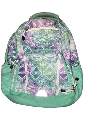 high sierra backpack teal