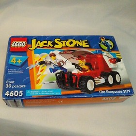 LEGO 4605 - JACK STONE Fire Response SUV; Retired; Unopened Damaged Box