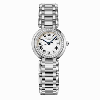 Longines PrimaLuna Quarz Armbanduhr Mit Diamanten L81100716 Für Damen