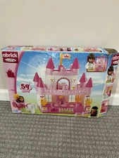 Ecoiffier abrick princess castle-royal castle 59 Pieces Made In France.