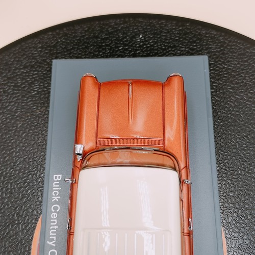 NEO 1/43 Buick Century Caballero 1957 Orange Copper Met Ivory resin model 44065 - Picture 19 of 22