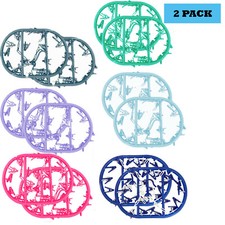 2x 20 Pegs Clothes Airer Dryer Washing Line Laundry Socks Washing Rack Hanger UK