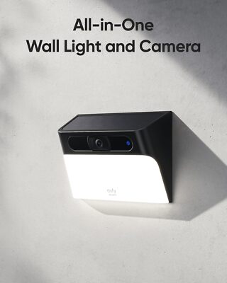 eufy Security Solar Wall Light Cam S120 Wireless Outdoor