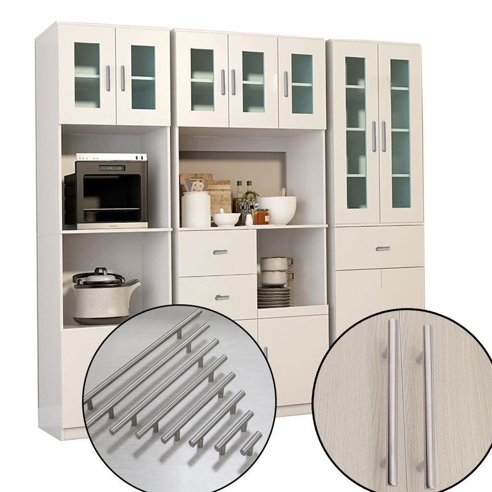 Aiyoo Cabinet Handles - Pack of 30 Stainless Steel T Bar Drawer Pulls
