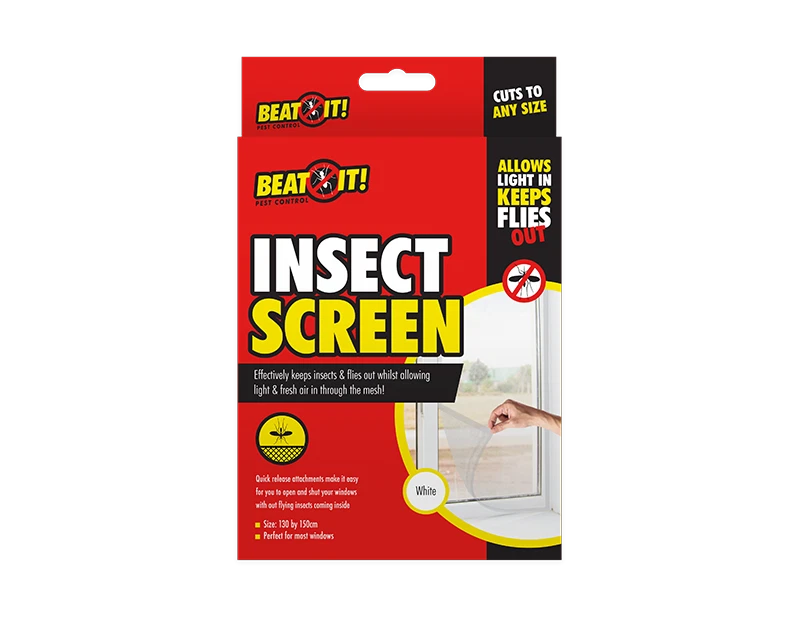 INSECT SCREEN Window Mesh Net Fly Bug Mosquito Moth Door Tape Netting Trap Wasp