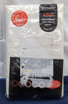 Bio Baumwolle Spannbettlaken (12'') Fadenzahl entspricht (Verpackung beschädigt)