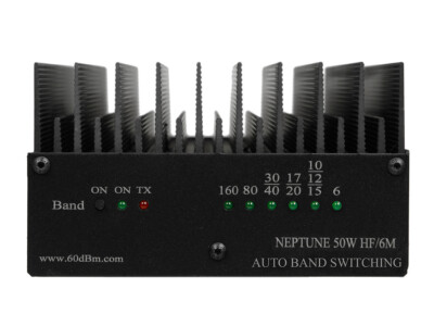 50W HF/6M NEPTUNE RF Power Amplifier Icom-705 Elecraft KX3, auto band switching