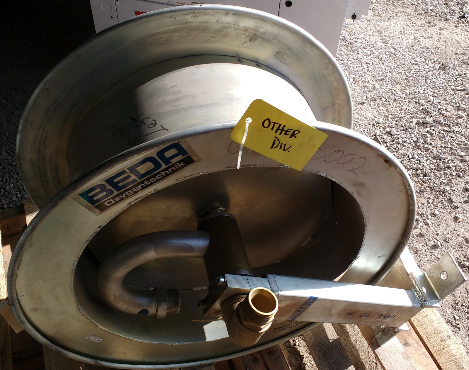 Beda Oxygentechnik TSKU-L-40-10-10 Oxygen Hose Reel, 10 Meter, for O2 ...