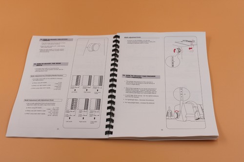 Singer 14T968DC English Only Instruction Manual 74 Pages Clear Protective Covers - Picture 6 of 8