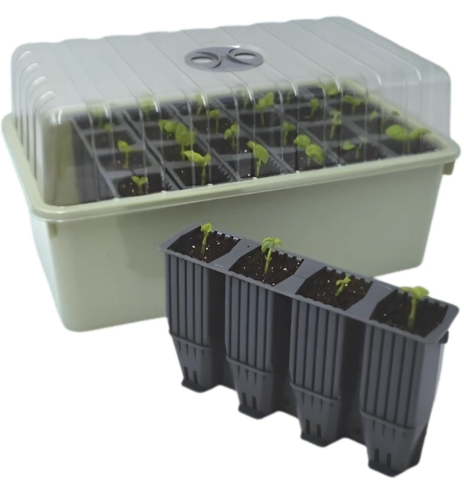 28 Durable Cells Deep Rootrainer Root Trainer Set Plug Plant Seed Long Life Tray - Image 2 of 4
