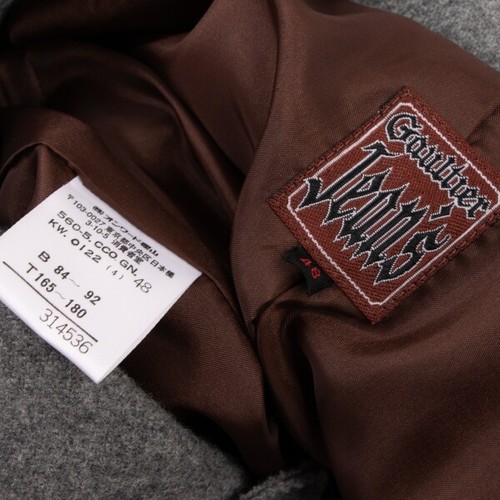 GAULTIER JEAN'S Metal Logo Button Long Double Coat Size 48(K-131549) - Picture 12 of 12
