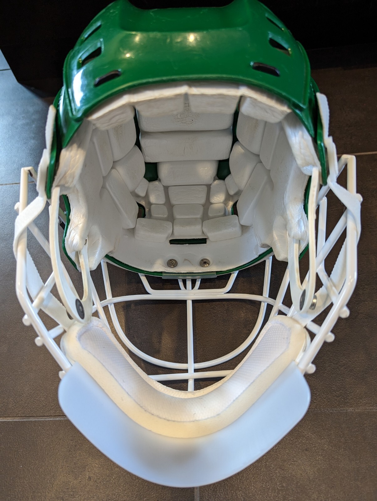 Cooper SK600 HM30 Dangler Goalie Helmet Mask Jon Casey Minnesota North