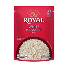 Authentic Royal Ready To Heat Rice White Basmati 4 Count