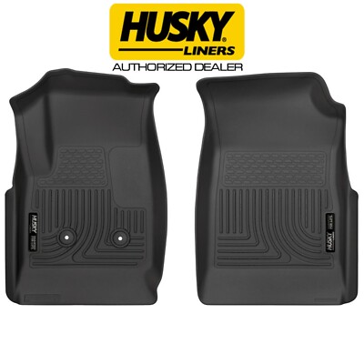 HUSKY 18111 WeatherBeater Floor Mats Front for 15-22 Chevy Colorado GMC Canyon