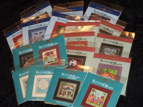 *Mill Hill BUTTONS & BEADS Counted Cross Stitch Kits YOU CHOOSE! Winter,Autumn,+