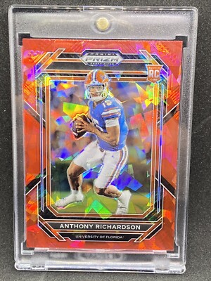 Anthony Richardson RARE ROOKIE RED ICE REFRACTOR SP INVESTMENT CARD COLTS