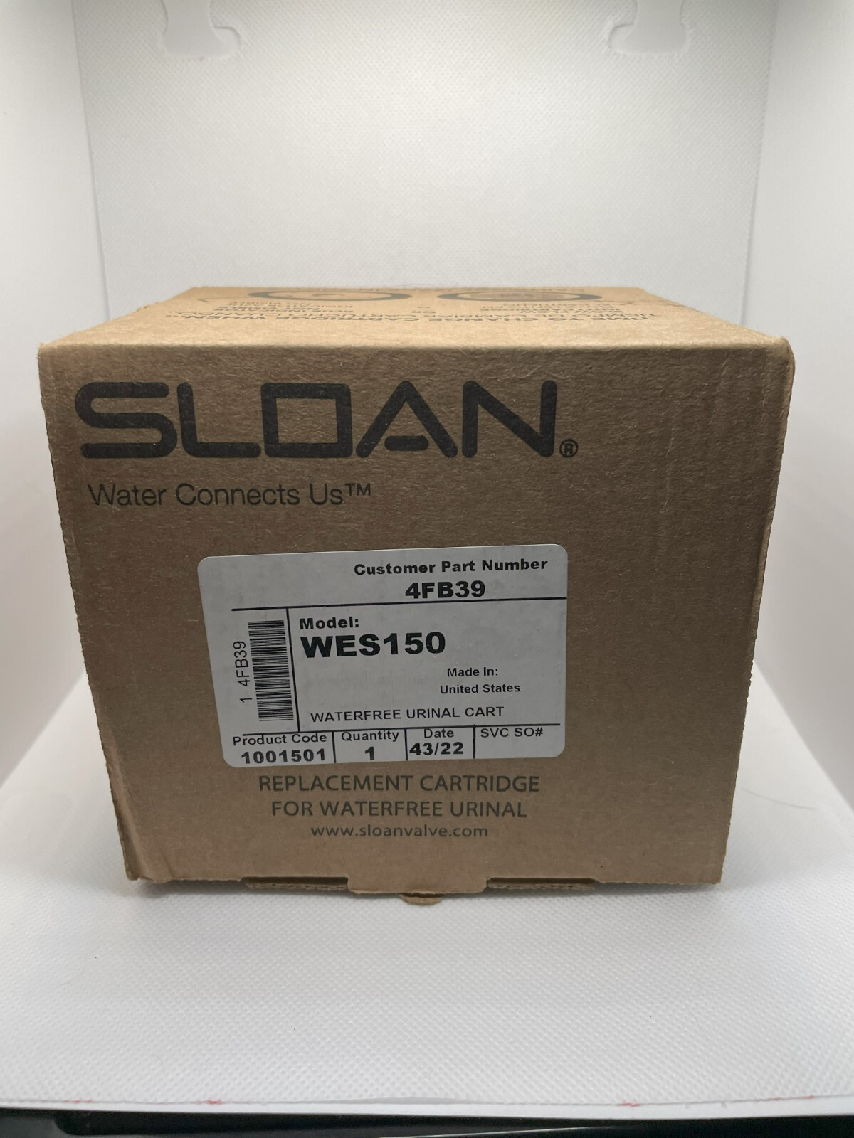 Sloan WES150 Waterfree Urinal Replacement Cartridges 671254279261 eBay