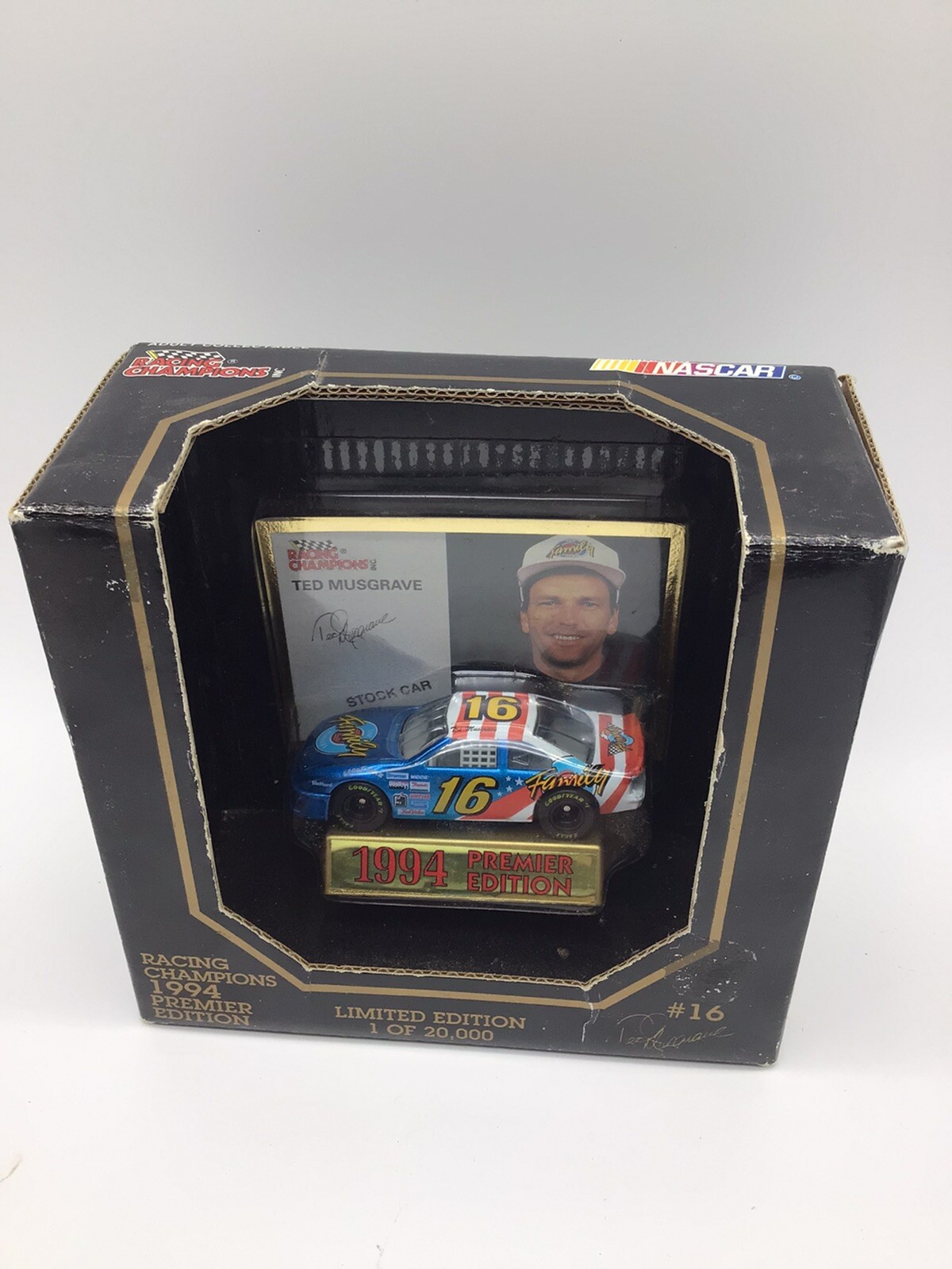 1994 Ted Musgrave #16 Racing Champions Premier Edition 1:64 NASCAR Race ...