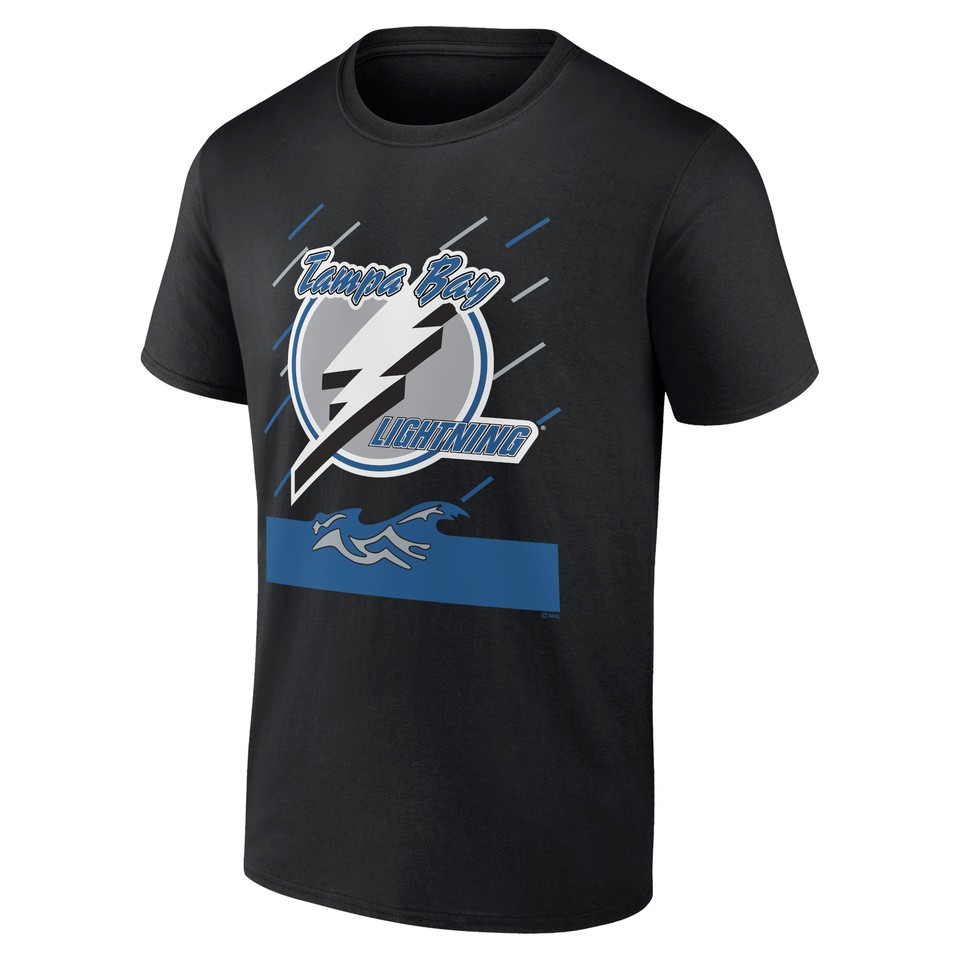 Men's Black Tampa Bay Lightning Team Jersey Inspired TShirt eBay