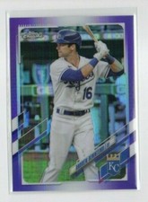 2021 Topps Update Chrome ANDREW BENINTENDI Purple REFRACTOR KANSAS CITY ROYALS