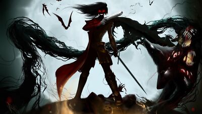Anime vampires hellsing alucard jpg Playmat Gaming Mat