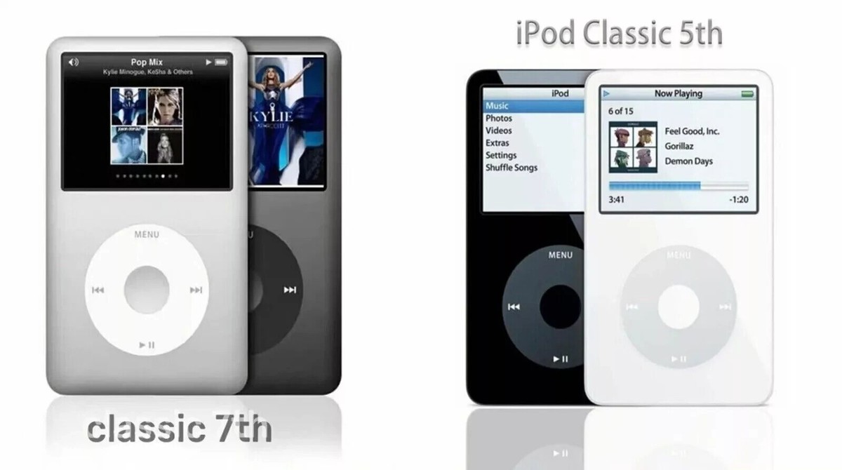 New Sealed Apple iPod Classic 5th 7th Generation 120GB 160GB 256GB