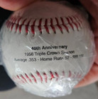 MICKEY MANTLE COMMEMORATIVE MINI PLATE AND TRIPLE CROWN BASEBALL YANKEES MLB HOF — photo 9