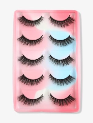 Wiederverwendbare Full Strip Cat Eye Wimpern süße falsche Wimpern für einen natürlichen Glam-Look