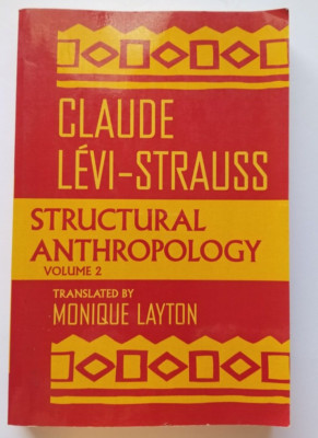 Structural Anthropology, Volume 2 - Paperback - VERY GOOD