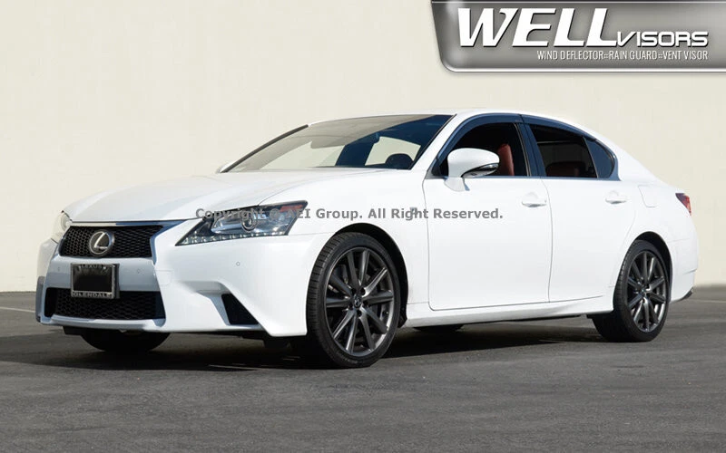 WELLvisors for GS350 GS450h 13-20 Side Window Side Guard Deflectors - Image 4 of 4