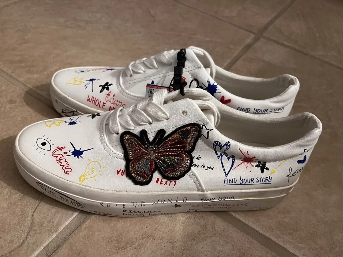 Graffiti shoes zara sale
