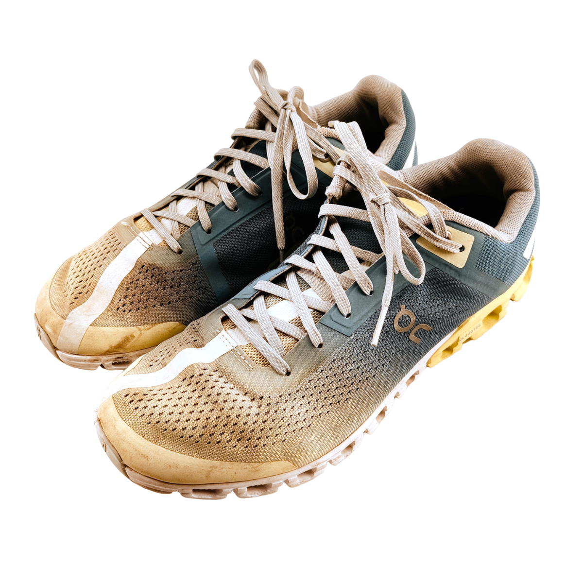 On Cloudflow Cloudtec Blue Yellow Running Shoes Men display picture 1