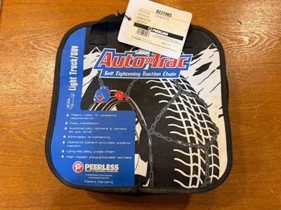 Peerless Auto-Trac Self Tightening Traction Chain Set Light Truck SUV New