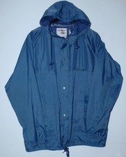 AGU SPORT PVC Wasserdicht Geschweißt Regenjacke + Kapuze Regen Mantel Jacke 52/L