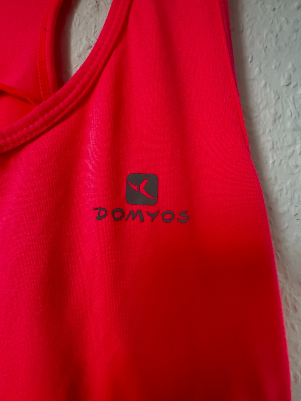 Domyos Neon Pink Racerback Activewear Tank Top image 4