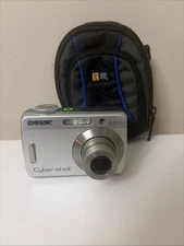 Sony Cyber-shot DSC-S500 6MP Digital Camera Silver SD Card TESTED & WORKING ✅