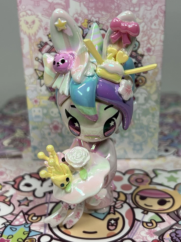 Boneco de vinil Tokidoki 20º aniversário Nijiko 3” novo com caixa - Imagem 4 de 4