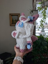 Sylveon Pokemon Handmade Crochet Amigurumi Stuffie