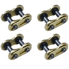 4 Pack 520HV Heavy Duty O-Ring Chain Master Links for Motorcycle Dirt Bike Gold