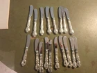 126 piece GORHAM MELROSE sterling silver silverware pieces+ 8 extra sterling pcs