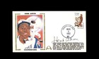 Hank Aaron PSA DNA Autographed 1982 First Day Cover Cache FDC Cooperstown Signed