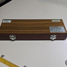 Mitutoyo Grade 3 Steel Gage Block Set 516-935-22 2" w/ Wood Case Japan