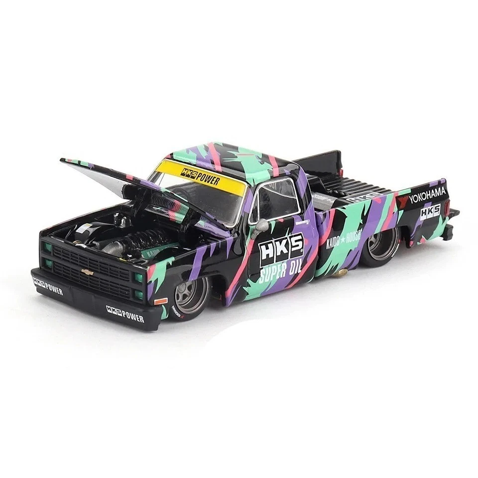 Kaido House x Mini GT 1:64 Chevrolet Silverado Kaido HKS V1 Model KHMG174-3G - Image 2 of 4