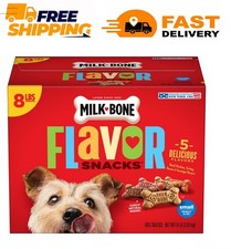 Milk-Bone Flavor Snacks Variety Pack Small Crunchy Dog Biscuits, 8 lbs.